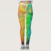 Rainbow Tentacles Leggings (Voorkant)