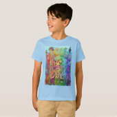 Rainbow Tentacles T-shirt (Voorkant volledig)
