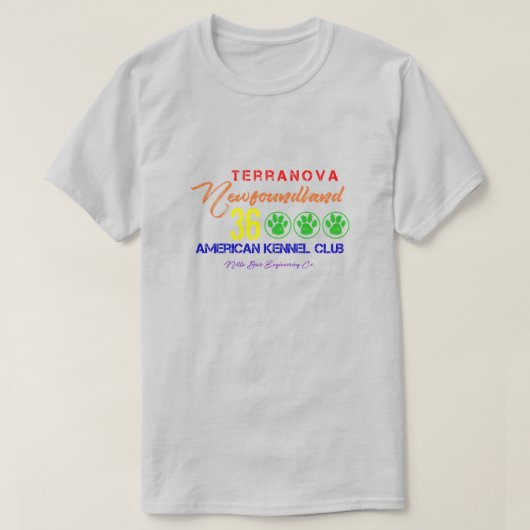 Rainbow Terranova Newfoundland T-shirt (Design voorkant)