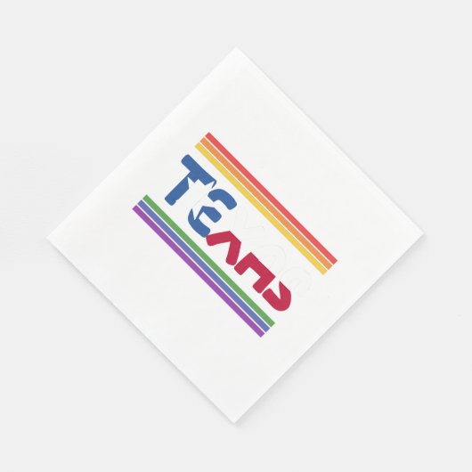 Rainbow Texas Flag Design voor trotse LGBT+ Texane Servet (Hoek)