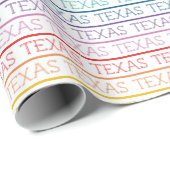 Rainbow Texas, Texas, Texas Cadeaupapier (Rol Hoek)