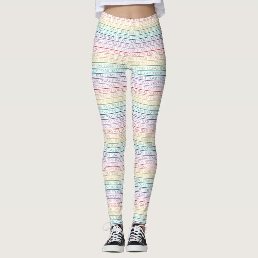 Rainbow Texas, Texas, Texas Leggings (Voorkant)