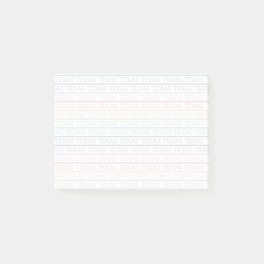 Rainbow Texas, Texas, Texas Post-it® Notes (Voorkant)