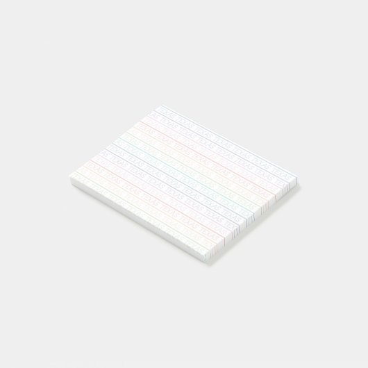 Rainbow Texas, Texas, Texas Post-it® Notes (Schuin)