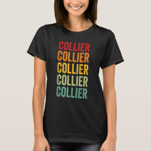 Rainbow Text Design van Collier County Florida T-shirt