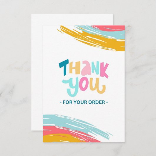Rainbow-thema Hartelijk dank Bedankkaart (Voorkant / Achterkant)