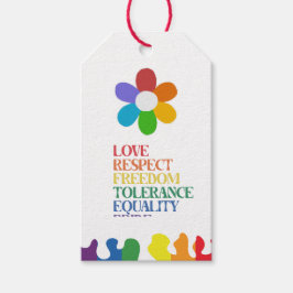 Rainbow thema Pride Maand Pride LGBTQIA Cadeaulabel