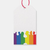 Rainbow thema Pride Maand Pride LGBTQIA Cadeaulabel (Achterkant)
