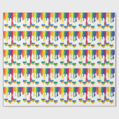 Rainbow thema Pride Maand Pride LGBTQIA Cadeaupapier (Vlak)