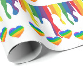 Rainbow thema Pride Maand Pride LGBTQIA Cadeaupapier (Rol Hoek)
