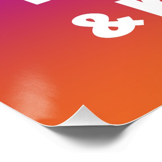 Rainbow Think Love and Kindness Poster (Hoek)