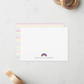Rainbow ThMED LGBTQ | Forfaitaire briefkaart (Voorkant / Achterkant in situ)