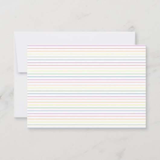Rainbow ThMED LGBTQ | Forfaitaire briefkaart (Achterkant)