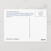 Rainbow Thru Heaven Hot Air ballon Briefkaart (Achterkant)