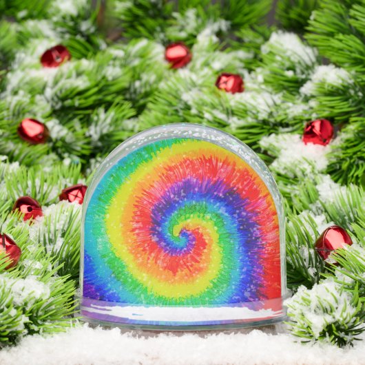 Rainbow Tie-Dye Alcohol Ink  Sneeuwbol (Kerstmis)