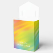 Rainbow Tie Dye Baby shower Bedankdoosjes (Geopend)