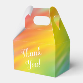 Rainbow Tie Dye Baby shower Bedankdoosjes