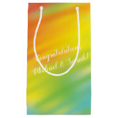 Rainbow Tie Dye Baby shower Klein Cadeauzakje (Voorkant)