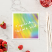 Rainbow Tie Dye Baby shower Servet (Insitu)