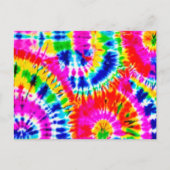 Rainbow Tie Dye Briefkaart (Voorkant)