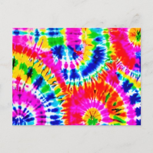 Rainbow Tie Dye Briefkaart (Voorkant)