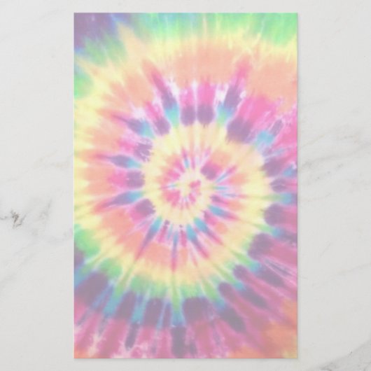 Rainbow Tie Dye Briefpapier (Voorkant)