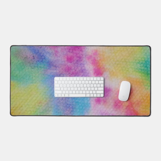 Rainbow Tie Dye Bureaumat (Keyboard & Muis)