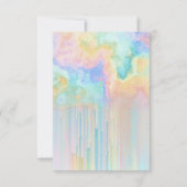 Rainbow Tie Dye Clouds Weather Bedankkaart (Voorkant)