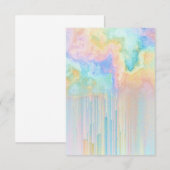 Rainbow Tie Dye Clouds Weather Bedankkaart (Voorkant / Achterkant)