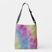 Rainbow Tie Dye Crossbody Tas (Achterkant)