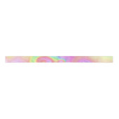 Rainbow Tie Dye Digital Art Satijnen Lint (Voorkant)