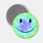 Rainbow Tie Dye Face Magnet (Voorkant / Achterkant)