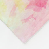 Rainbow Tie Dye Fleece Deken (Hoek)