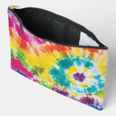 Rainbow Tie Dye Gepersonaliseerd Kleurrijk Etui (Open)