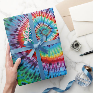 Rainbow Tie Dye Gift Wrapping Paper Cadeaupapier
