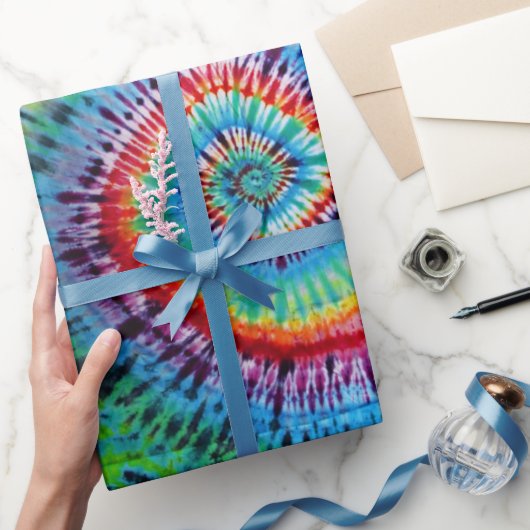 Rainbow Tie Dye Gift Wrapping Paper Cadeaupapier (Geschenken)