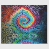 Rainbow Tie Dye Gift Wrapping Paper Cadeaupapier (Vlak)