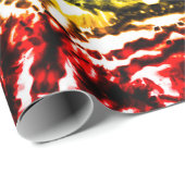 Rainbow Tie Dye Mandala Star Birthday Party Cadeaupapier (Rol Hoek)