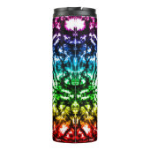 Rainbow Tie Dye Mandala Star Thermosbeker (Achterkant)