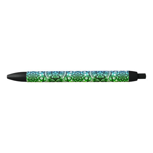 Rainbow Tie Dye Mandala Star Zwarte Inkt Pen (Voorkant)