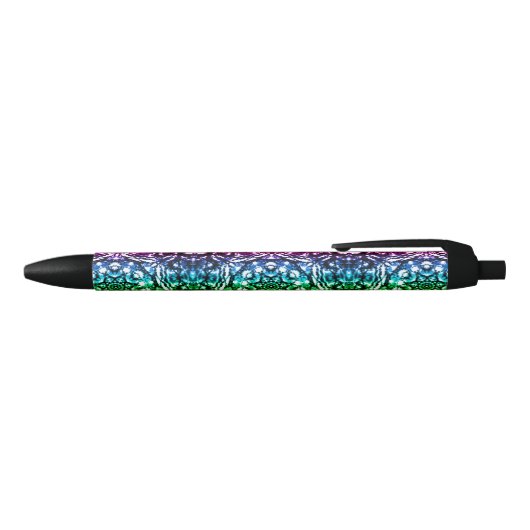 Rainbow Tie Dye Mandala Star Zwarte Inkt Pen (Bovenkant)