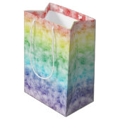 Rainbow Tie dye Medium Cadeauzakje (Achterkant Gekanteld)