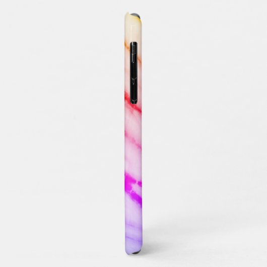 Rainbow Tie Dye Monogram  Case-Mate iPhone Case (Achterkant/links)