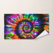 Rainbow Tie Dye Optical Illusitern Bad Handdoek (Handdoek)