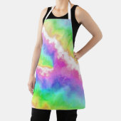 Rainbow Tie Dye Party Schort (Insitu)