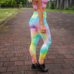 Rainbow Tie Dye Pattern Leggings<br><div class="desc">Rainbow Tie Dye Pattern-ontwerp.</div>