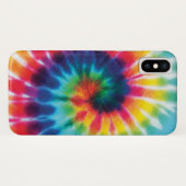Rainbow Tie Dye Phone X Hoesje (Achterkant (horizontaal))