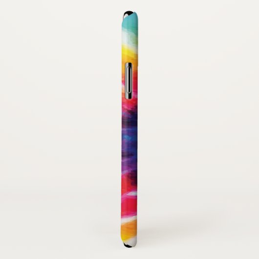 Rainbow Tie Dye Phone X Hoesje (Achterkant / rechts)