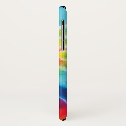 Rainbow Tie Dye Phone X Hoesje (Achterkant/links)
