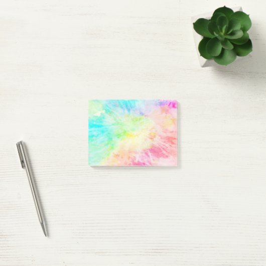 Rainbow Tie Dye Post-it® Notes (Kantoor)